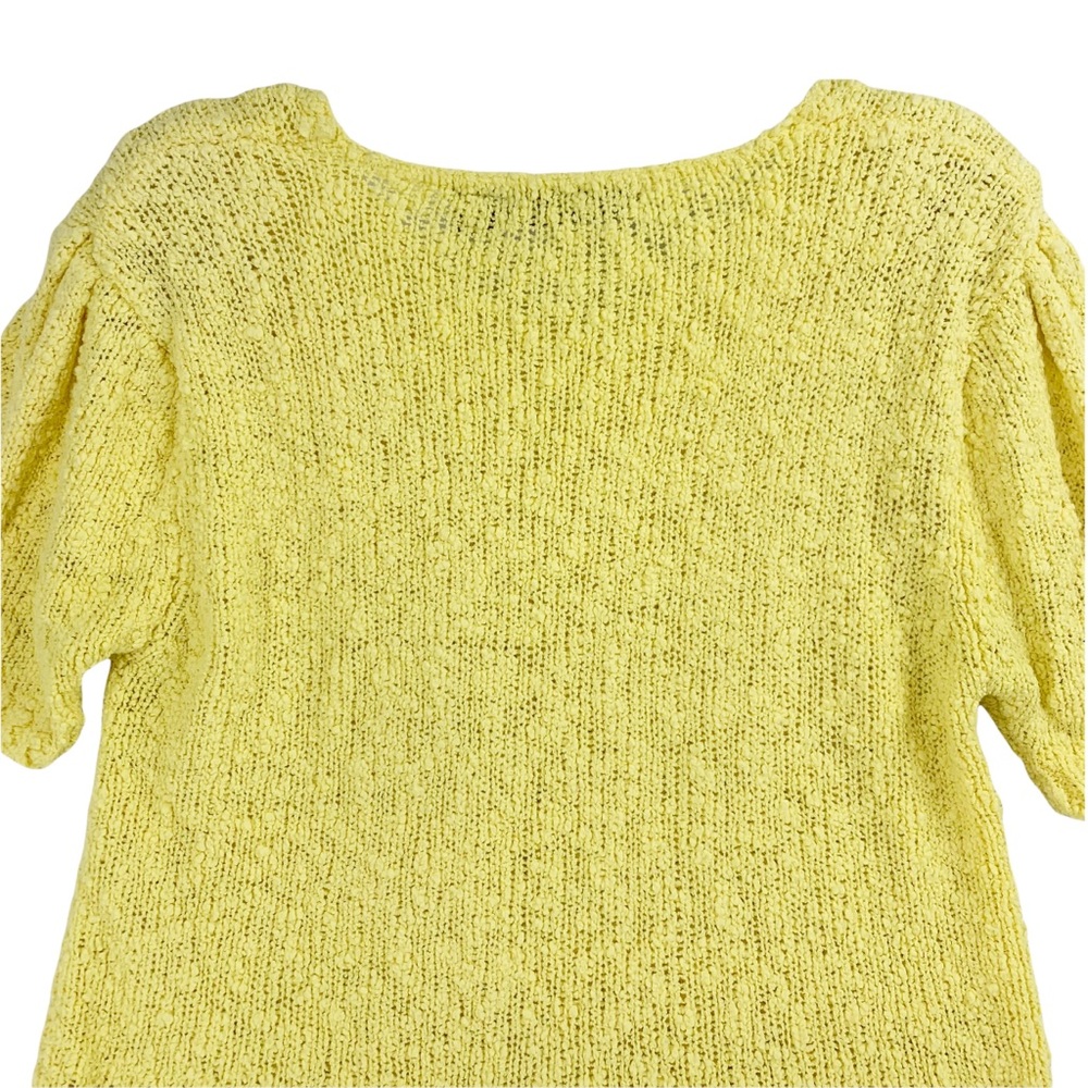 Vintage Popcorn Knit Short Sleeve Sweater - Picture 7 of 13